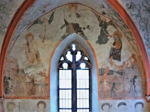 Wandmalerei Weltgericht